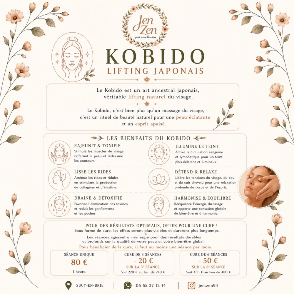 Affiche tarifaire Kobido
